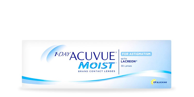 1-DAY ACUVUE® MOIST for ASTIGMATISM, 30 pack