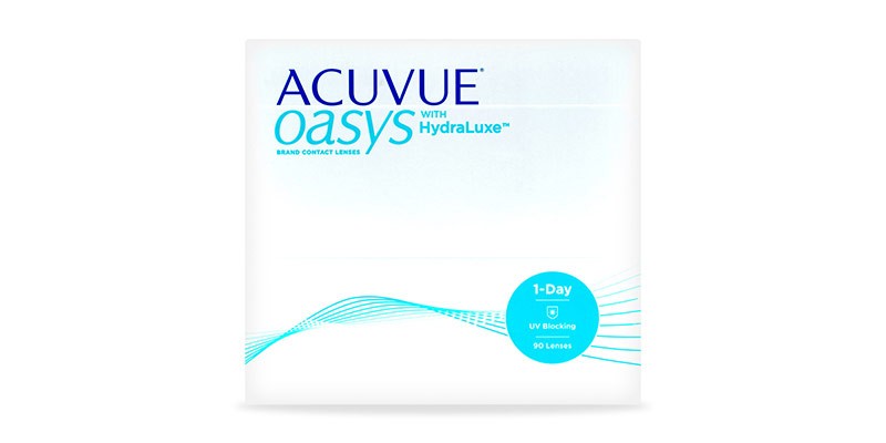ACUVUE OASYS® 1-Day with HydraLuxe™ Technology, 90 pack